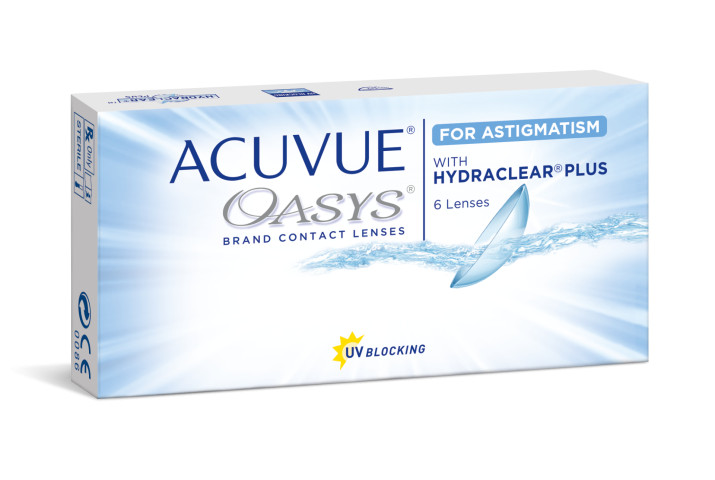 Спецпредложение: ACUVUE OASYS for ASTIGMATISM with HYDRACLEAR PLUS (6)